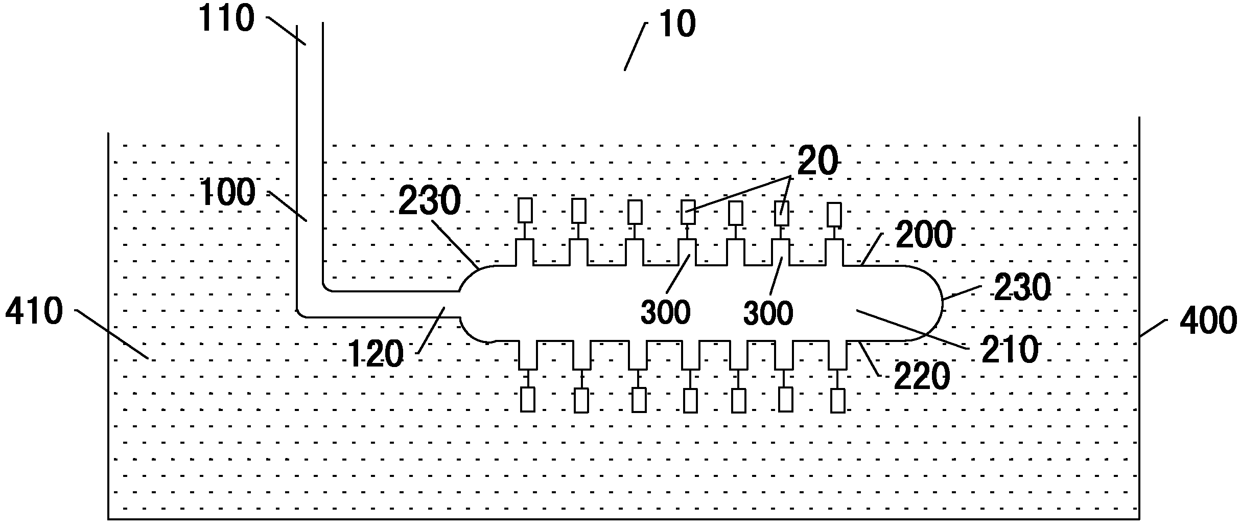 Leakage detecting device of Hansen valve