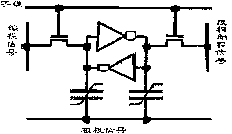 Ferro-electricity programming information memory cell time sequence operation method using new type sequential operation