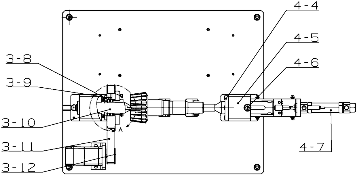 Detecting clamp for circle run-out of specific shaft-type component