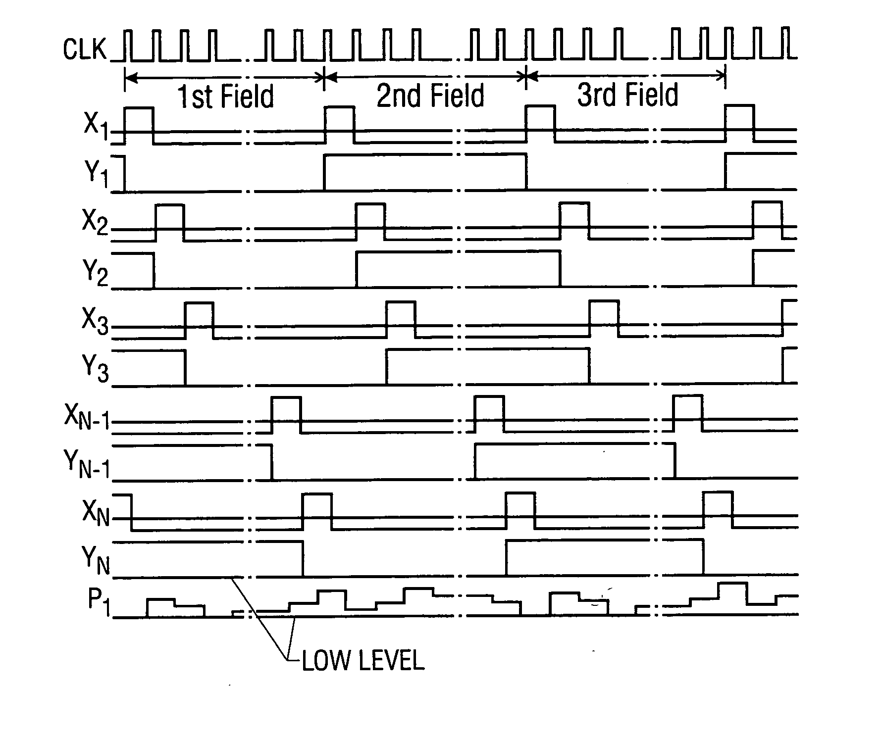 Driving method of active matrix display device