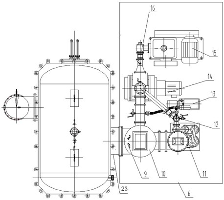 Box-type vacuum and atmosphere medium-frequency induction sintering furnace and using method