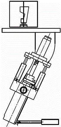 Press-shooting system for novel extrusion casting machine