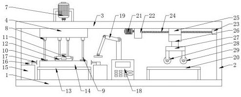 Polishing device for mechanical equipment and polishing method thereof