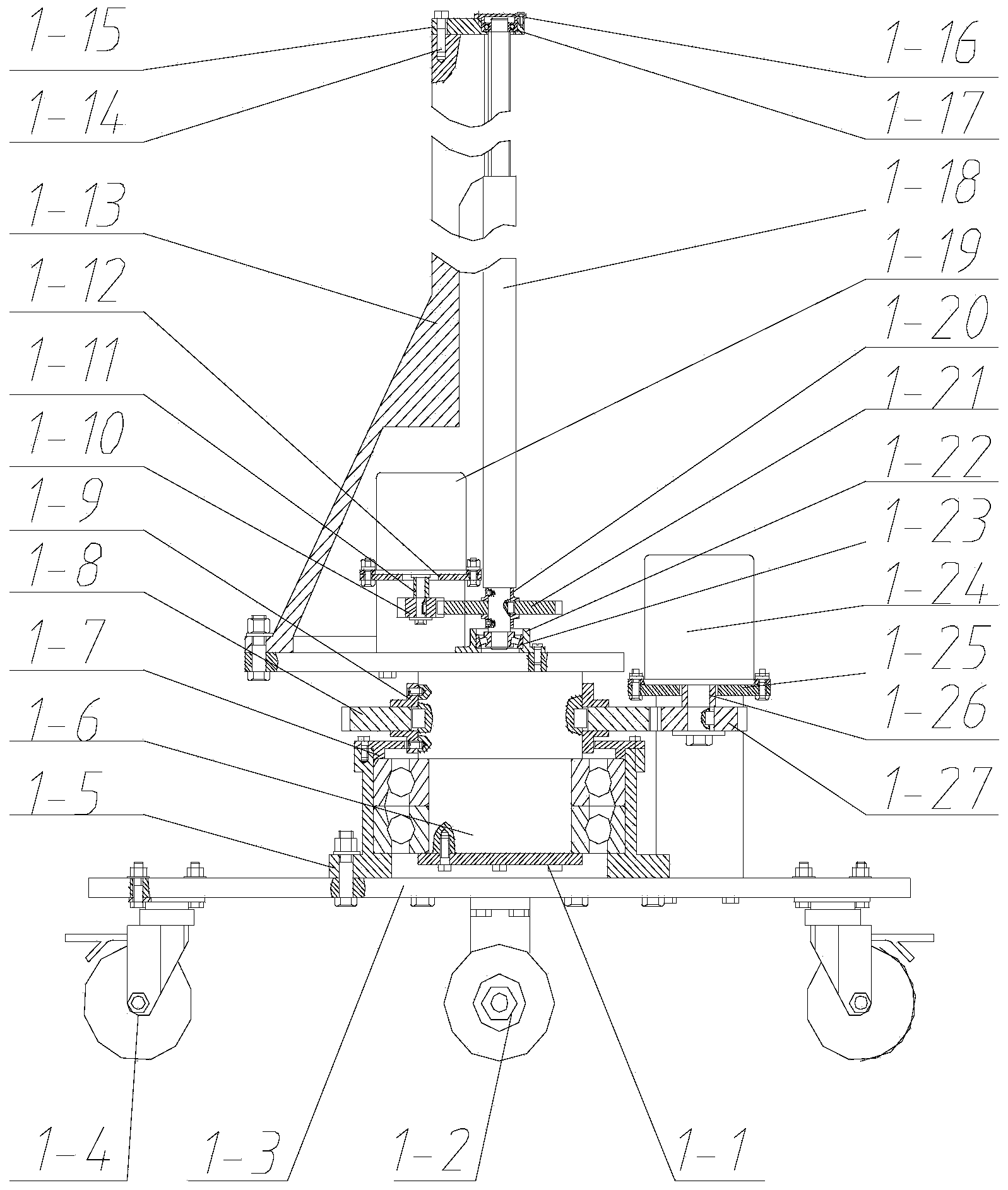 Multi-freedom-degree minimally-invasive-surgery instrument-holding arm structure