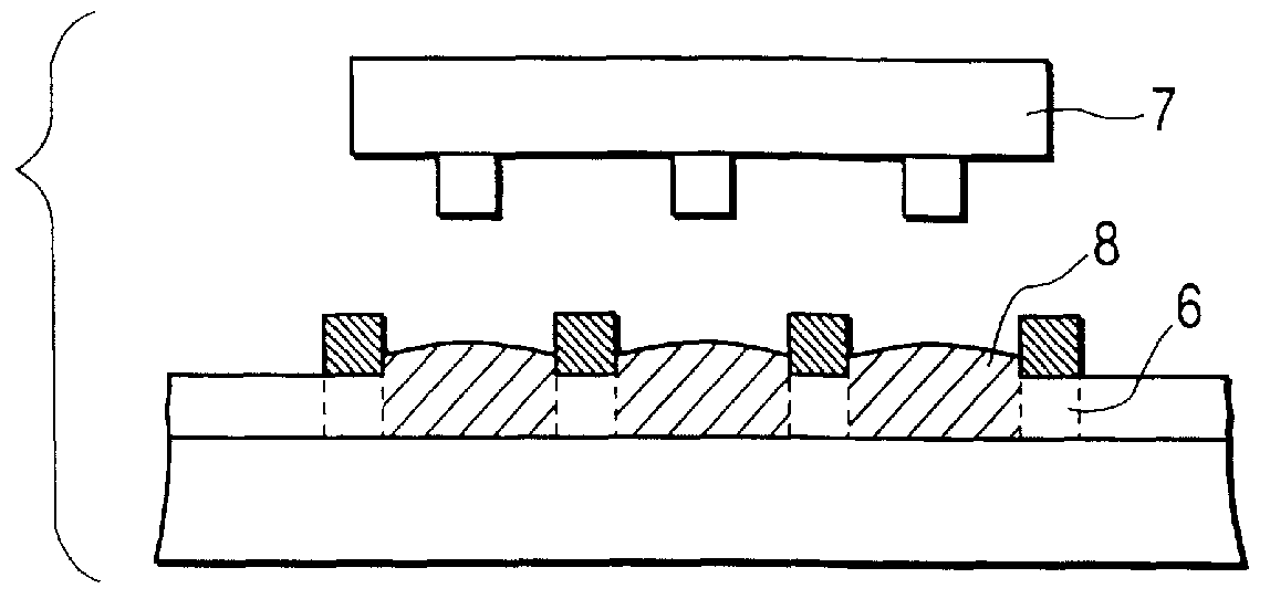 Production of color filter by forming light-screening layer and irradiating resin layer to achieve ink-accepting property