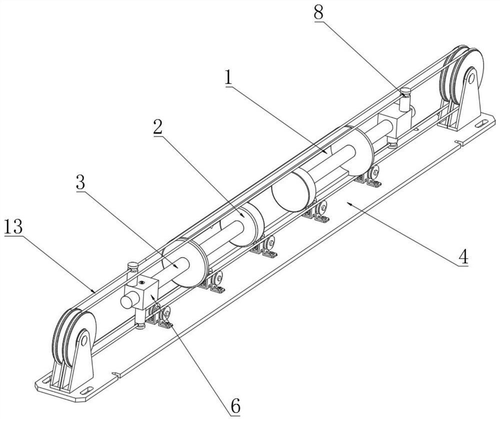 Piston synchronizer of opposed free piston engine