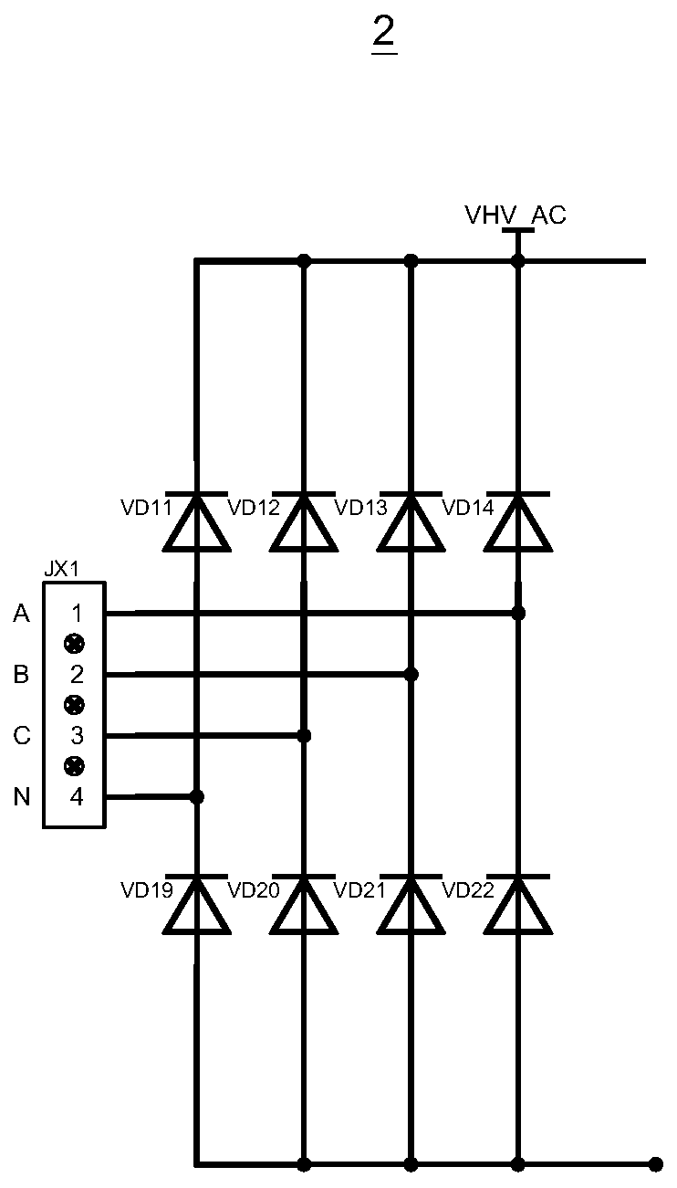 A wide voltage power supply input circuit