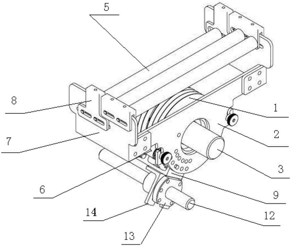 Cable arranging device