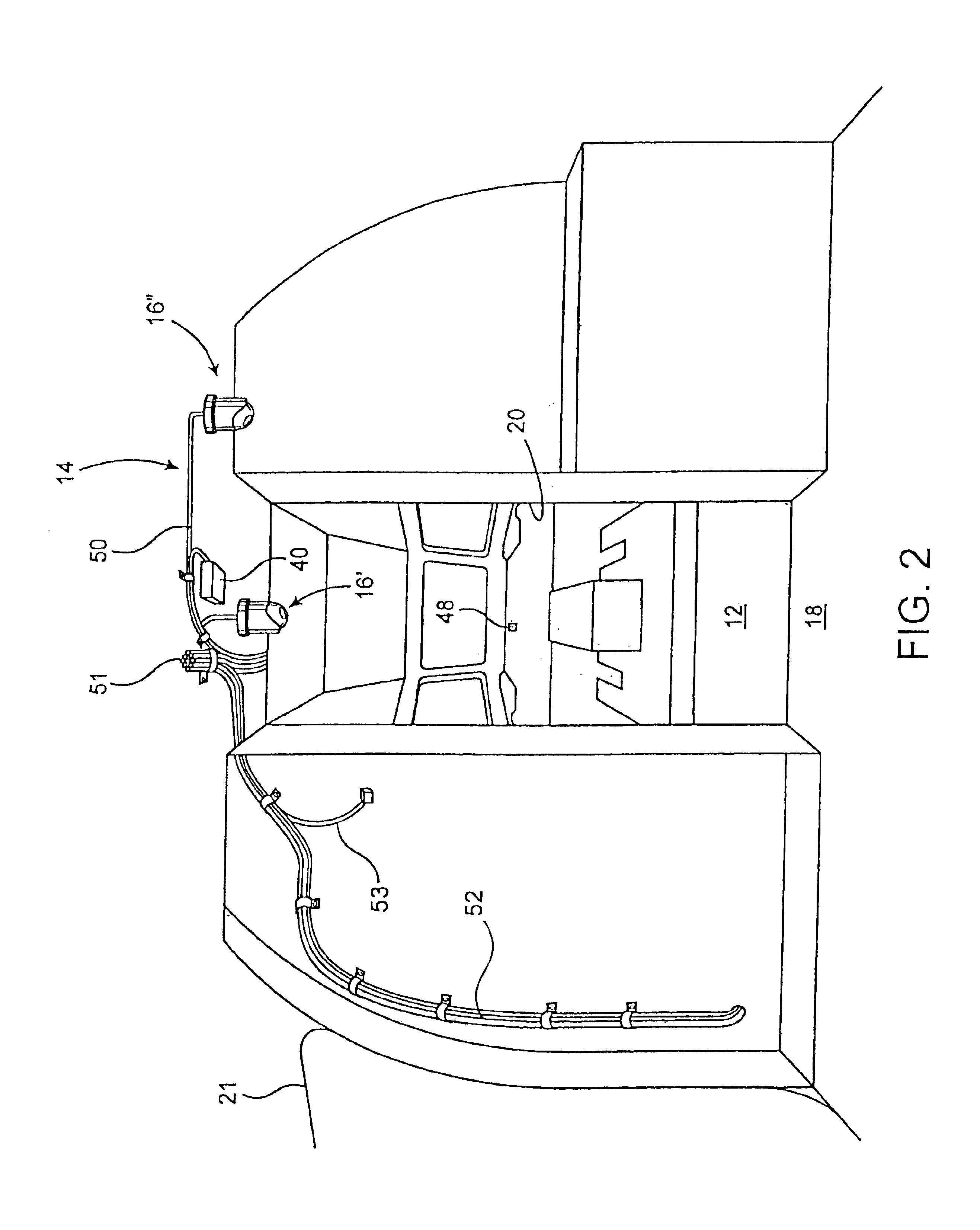 Surveillance system for aircraft interior