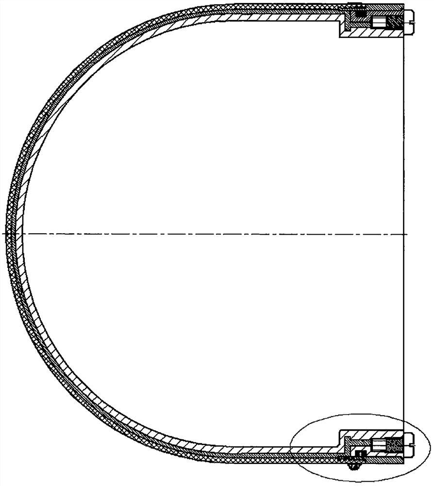 Sealing structure of a detachable sound-permeable cover