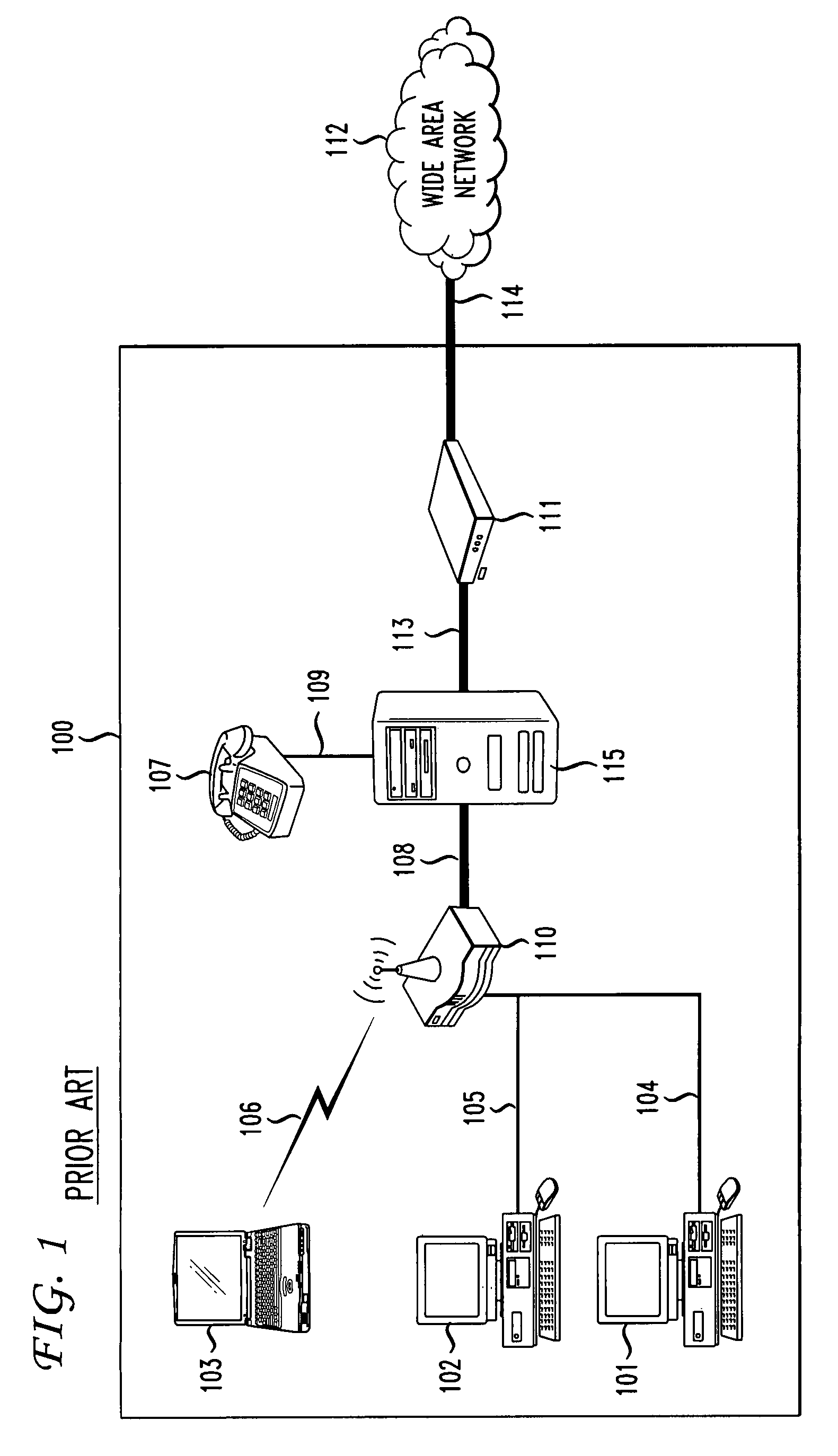 Method and apparatus for controlling the quality of service of voice and data services over variable bandwidth access networks