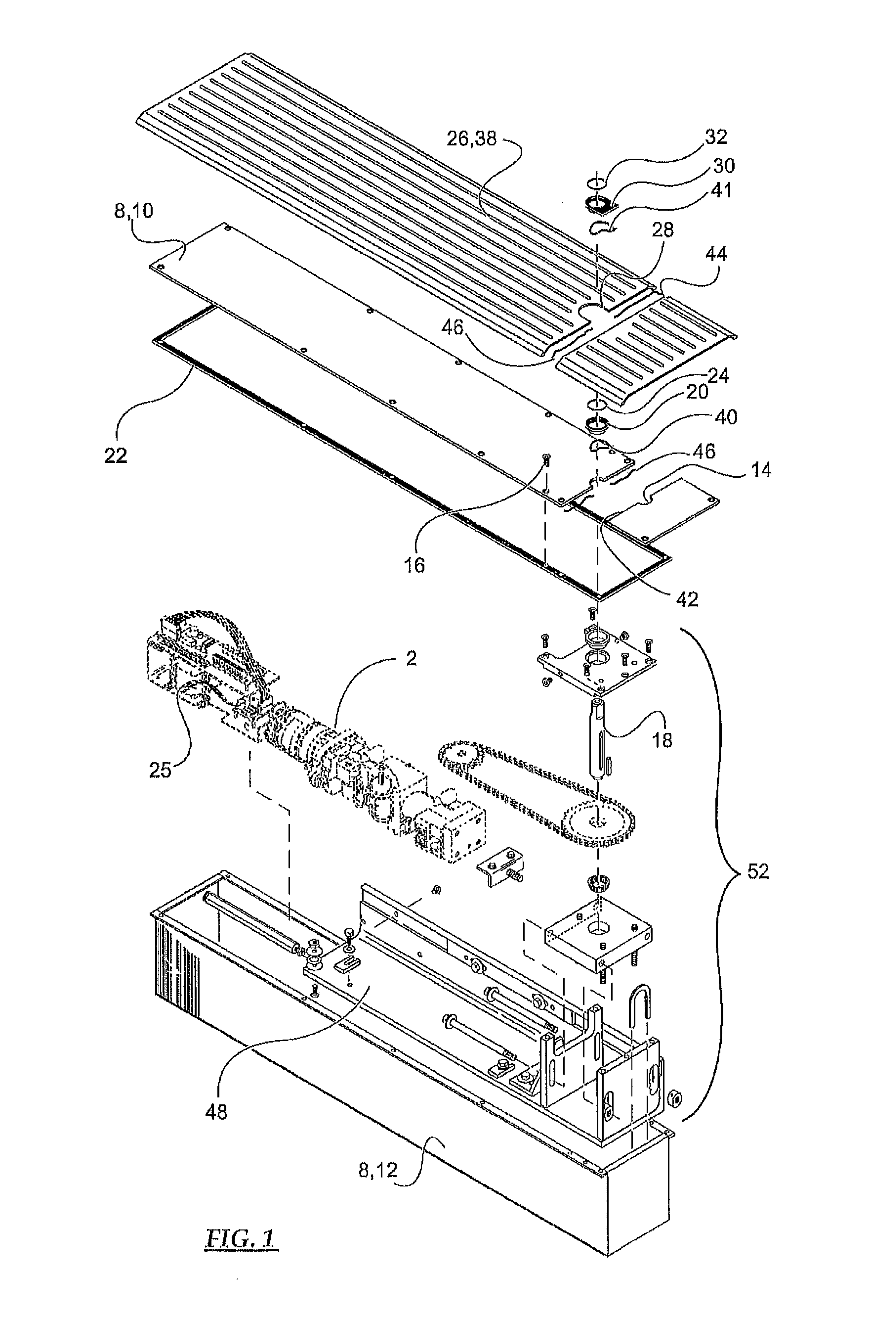 Method for installing door operating apparatus