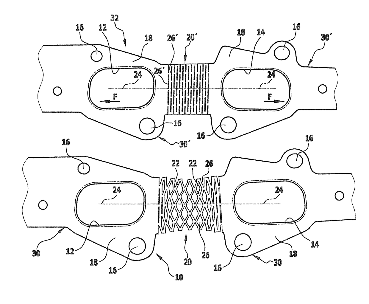 Sheet-metal flat seal layer and method for the production thereof