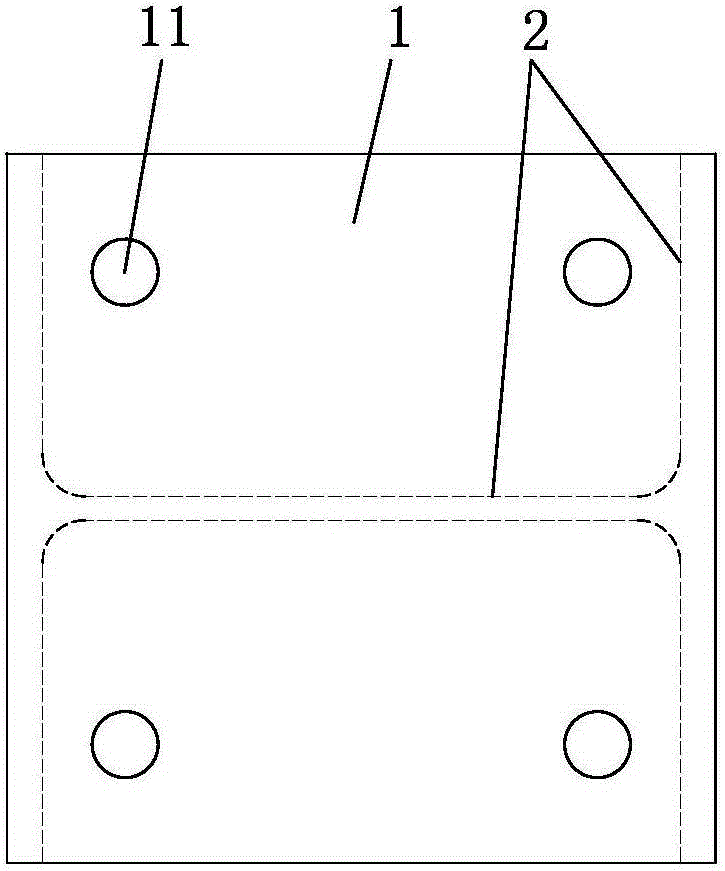 Supporting base of fishbelly girder purlin