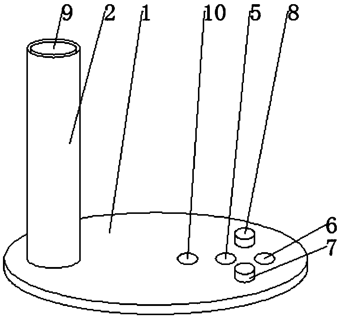 Multi-segment lifting LED table lamp