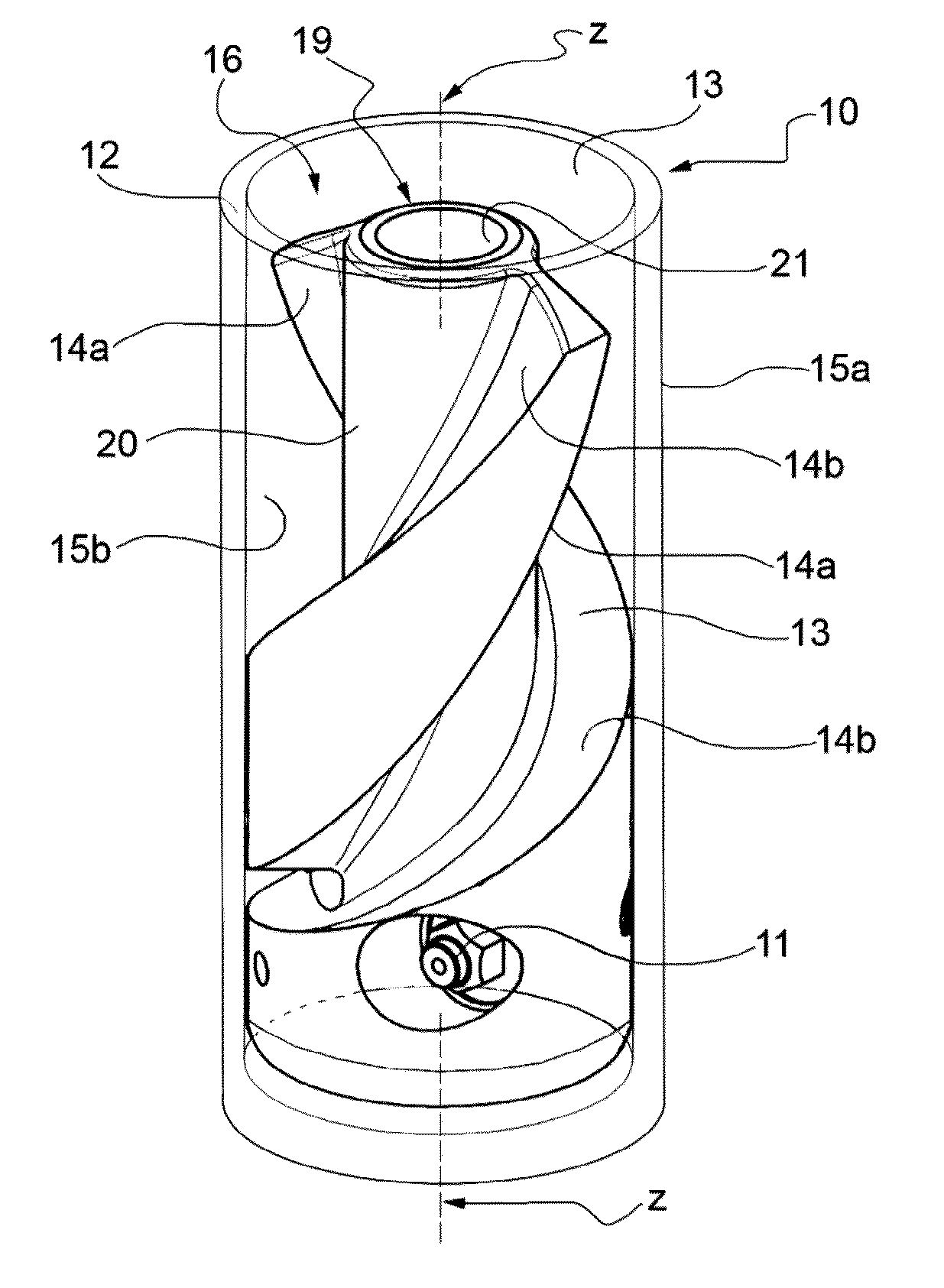 Head for injecting consolidating pressurised fluid mixtures into the ground