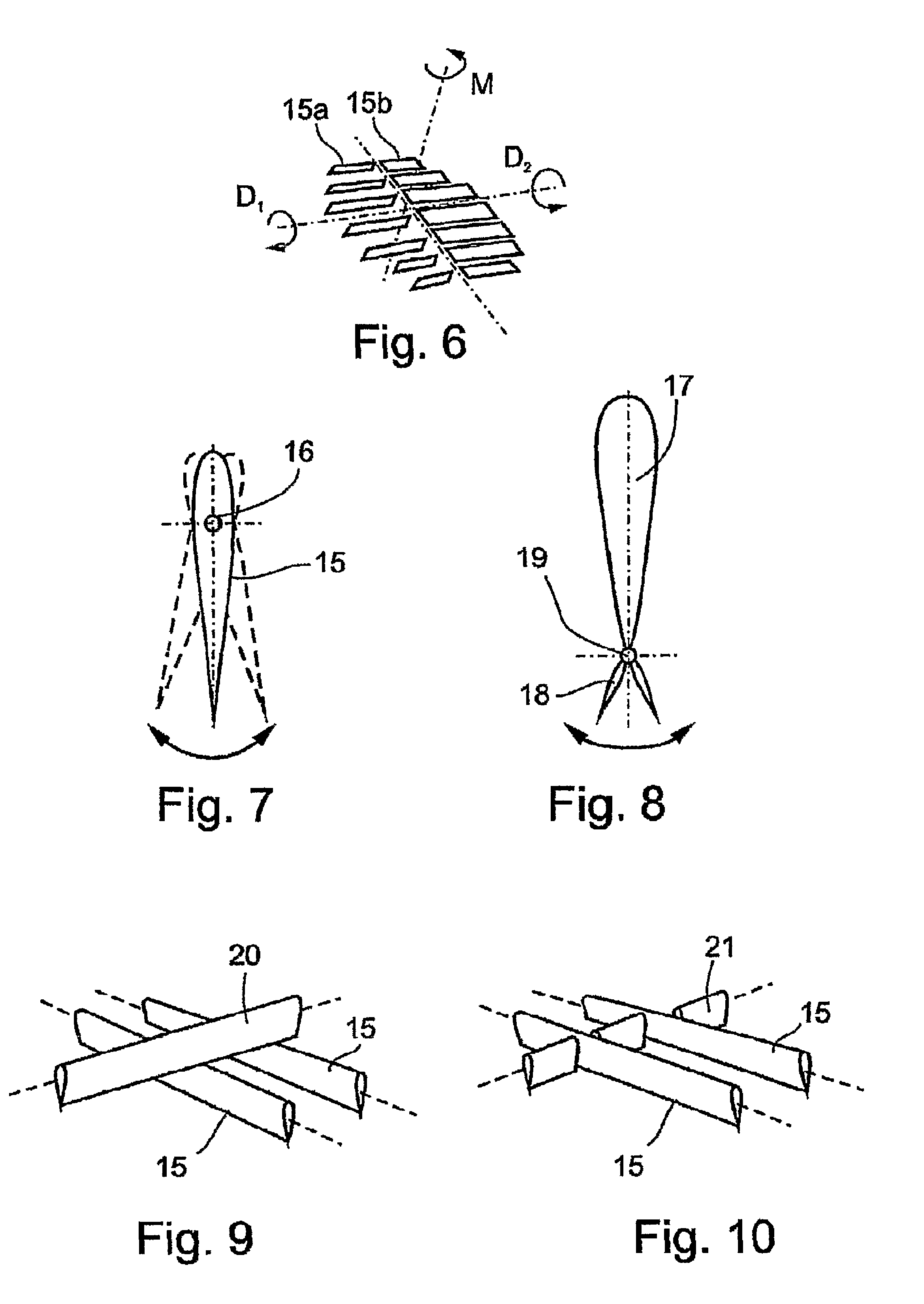 Ground effect vanes arrangement