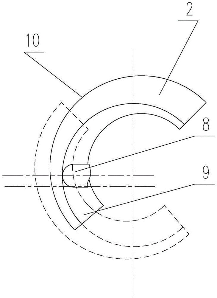 A hard seal ball valve with guide rail