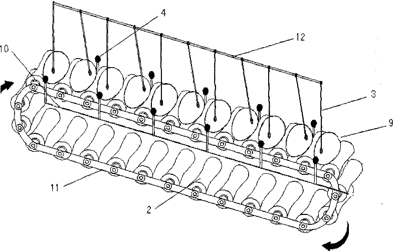 Fowl egg crack rapid on-line nondestructive detection device and method based on acoustic characteristic