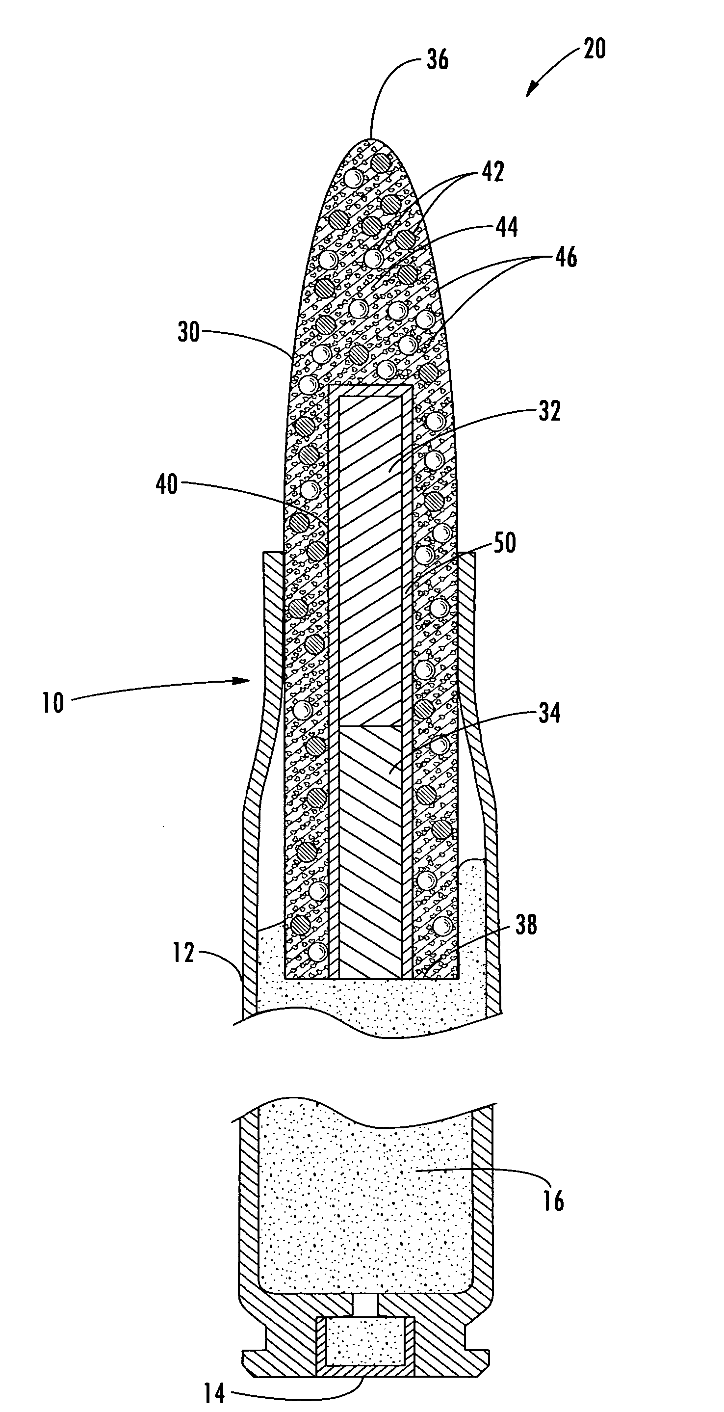 Method and apparatus for self-destruct frangible projectiles