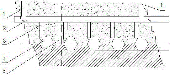 A downward approach layered cemented filling mining method