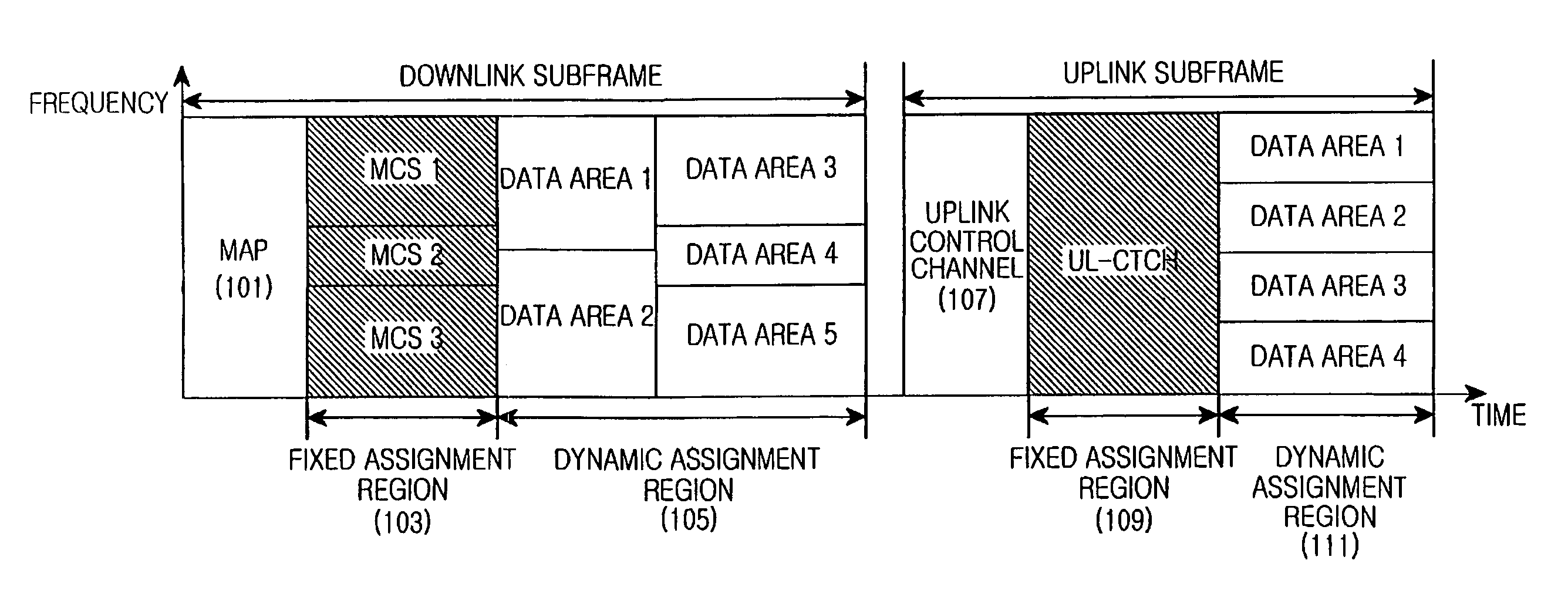 Apparatus and method for reducing map channel overhead in a broadband wireless communication system