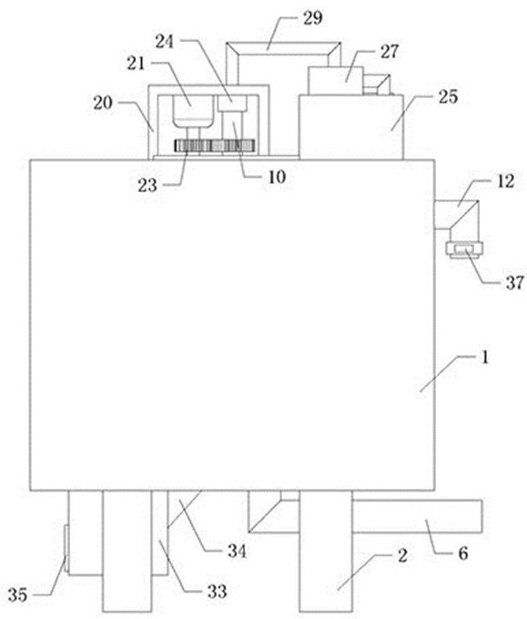 Efficient poultry breeding wastewater purification device