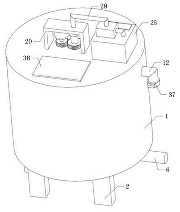 Efficient poultry breeding wastewater purification device