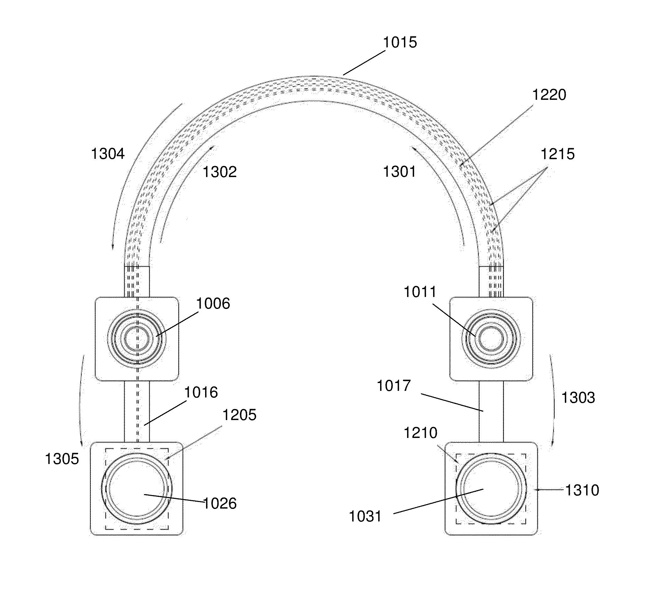 Wearable speaker system with satellite speakers and a passive radiator