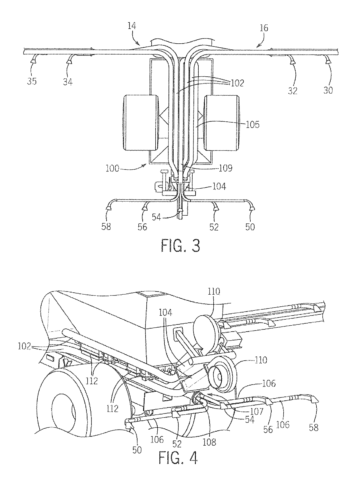 Fertilizer application system using pneumatic conveying with large diameter lines and rotary distributor