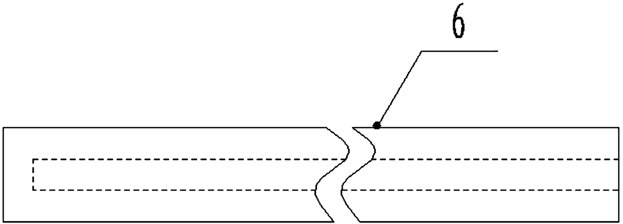 Rainwater utilization landscape enclosing wall for sponge city