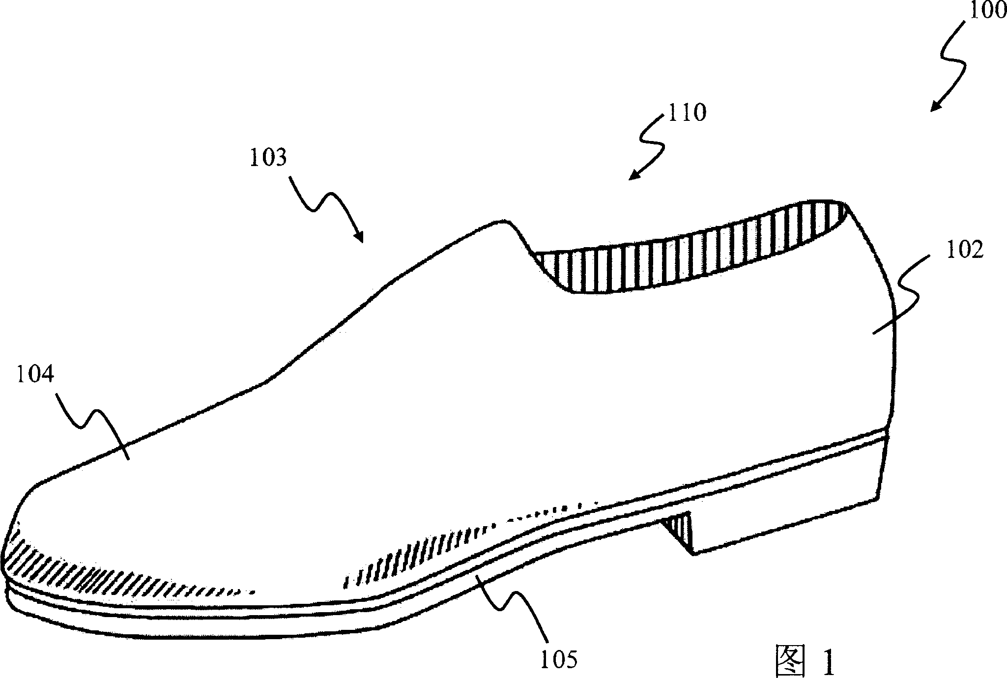 Retractable type lining foot-wears