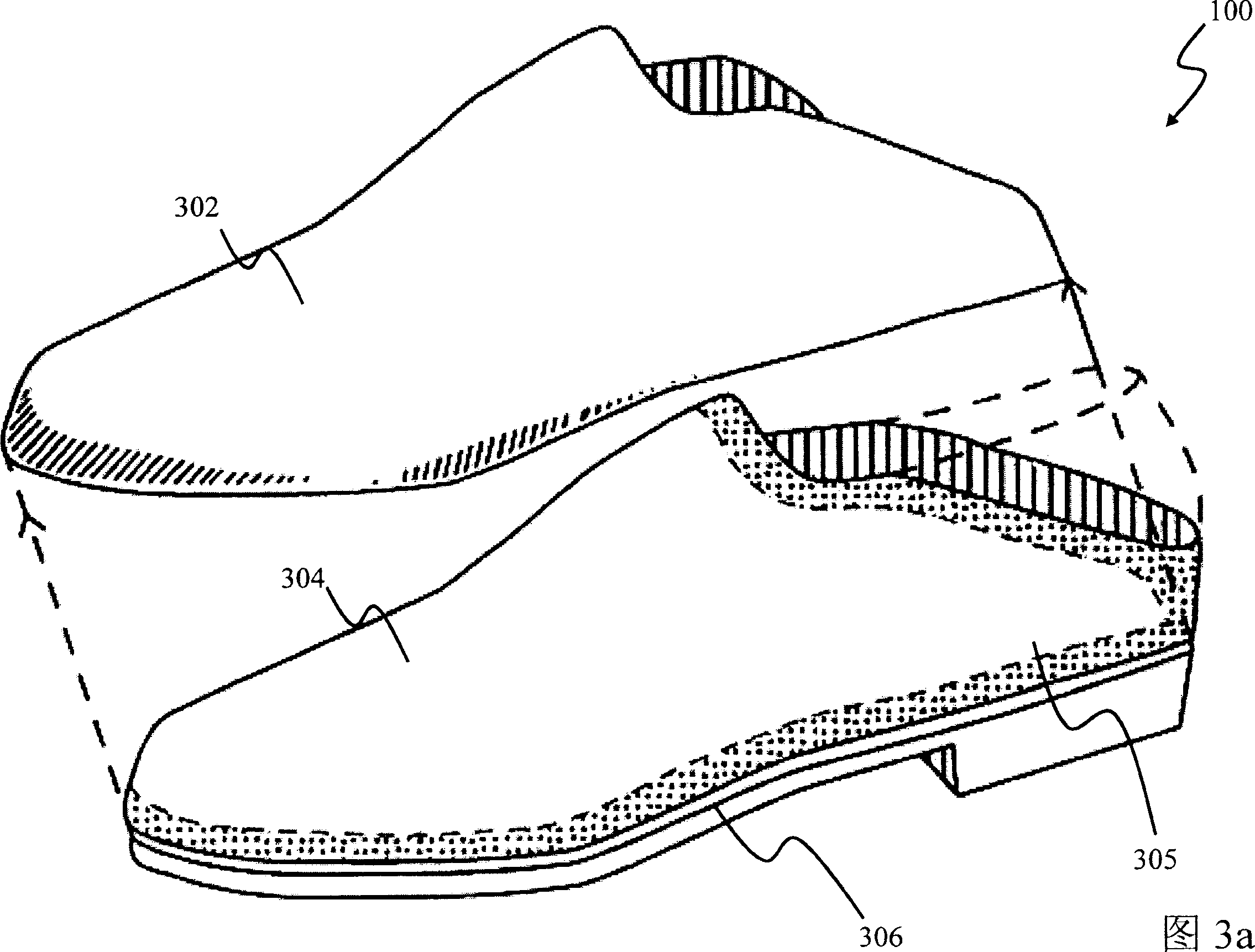 Retractable type lining foot-wears