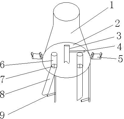 Automatic packaging machine for granular flour products