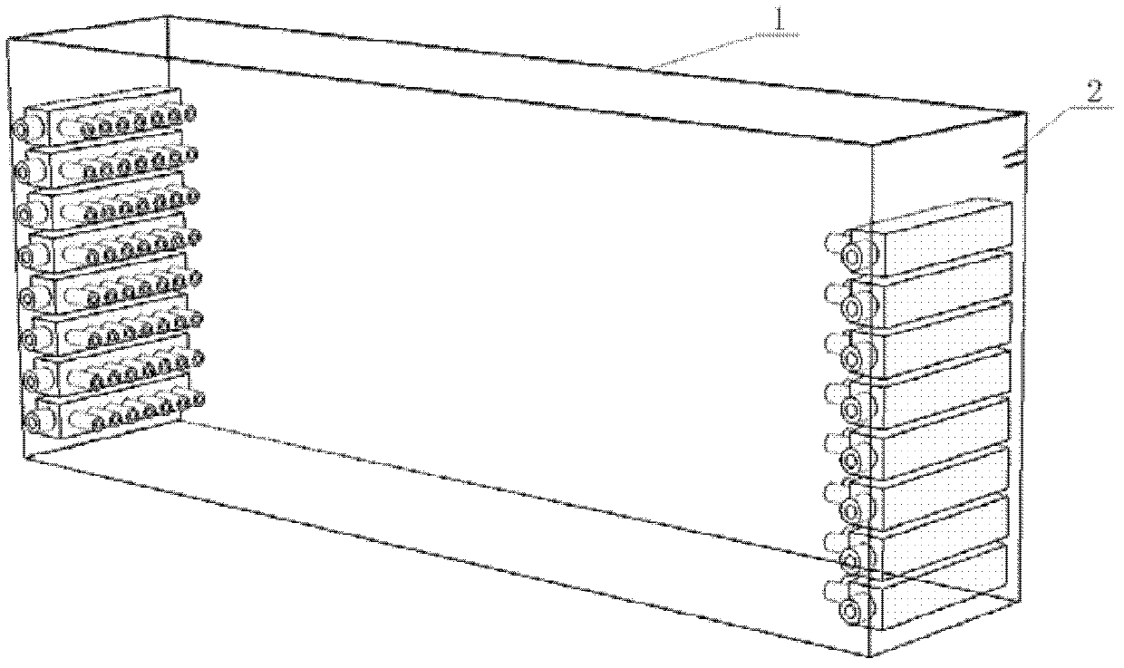 Device for simulating complex stratified flowing water bodies and simulation method thereof