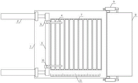 Board machining push mechanism