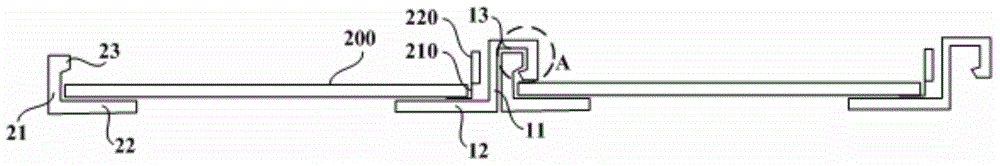 Splicing frame for video wall display units, and video wall