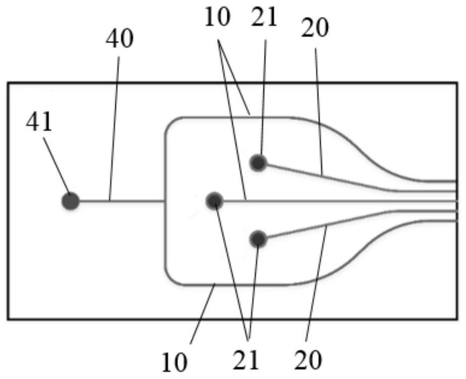 Multichannel electrospray micro-fluidic chip and application thereof