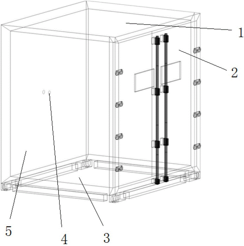 Standardized cold box system for cold-chain transportation and cold-chain transportation method