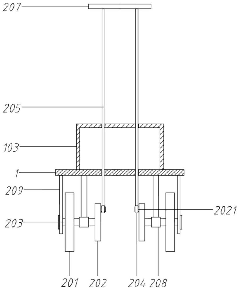 An agricultural seeding equipment with anti-clogging function