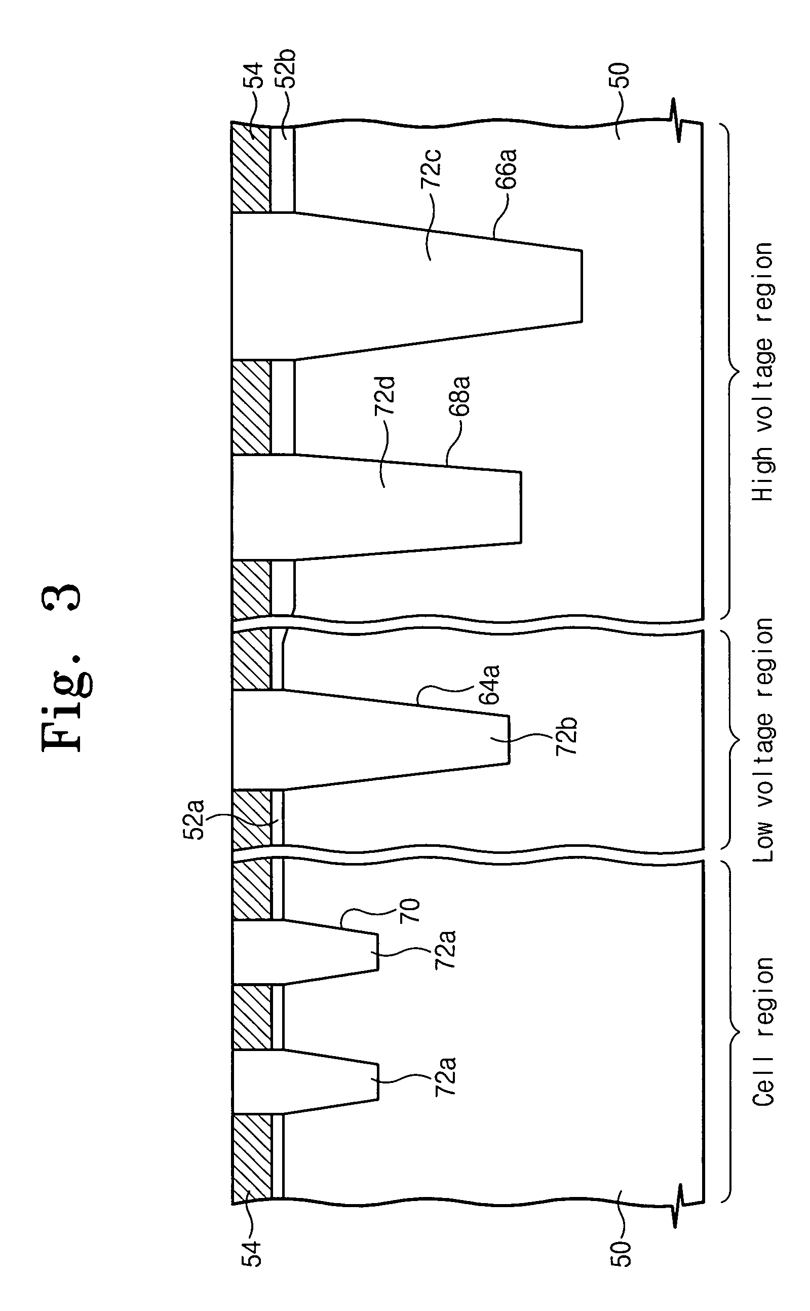 Methods of fabricating trench isolation structures having varying depth