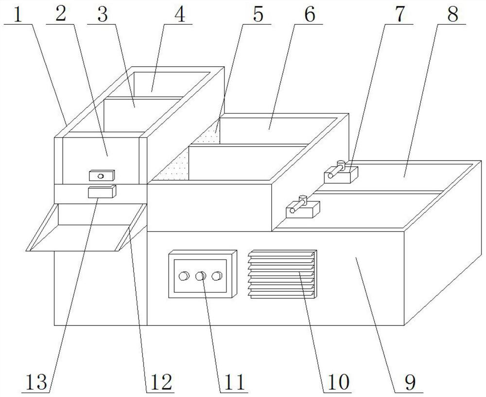 Sewage treatment equipment for hotels and use method of equipment