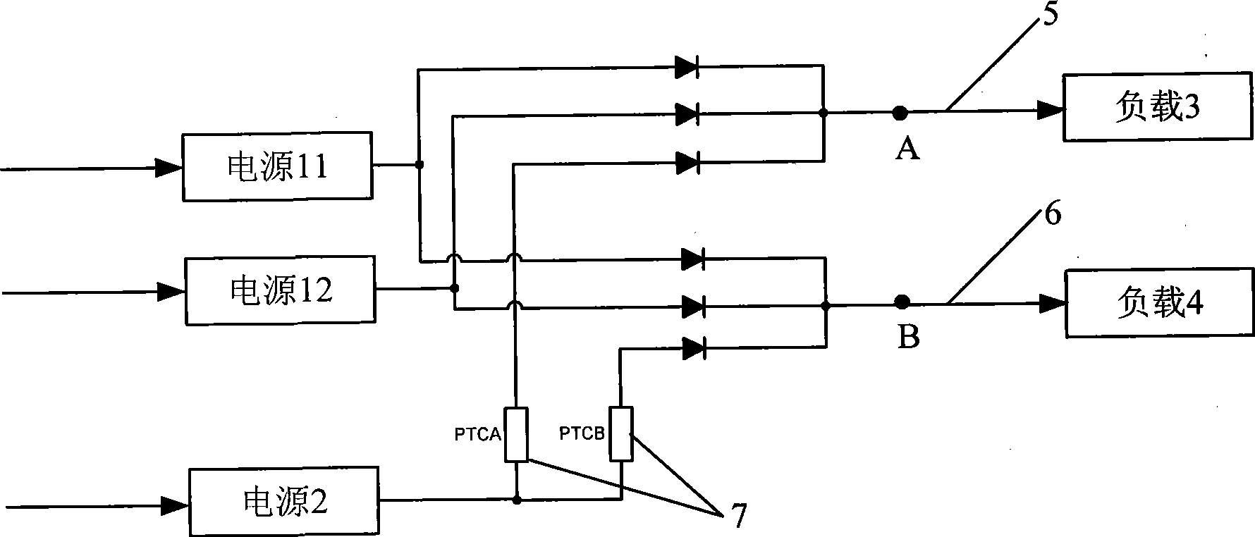 Output circuit of parallel connection power supply