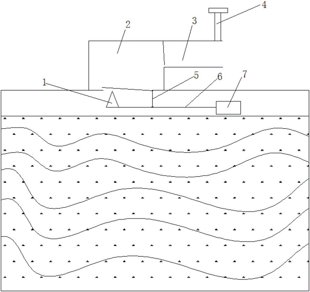 Discharger for air in pipeline