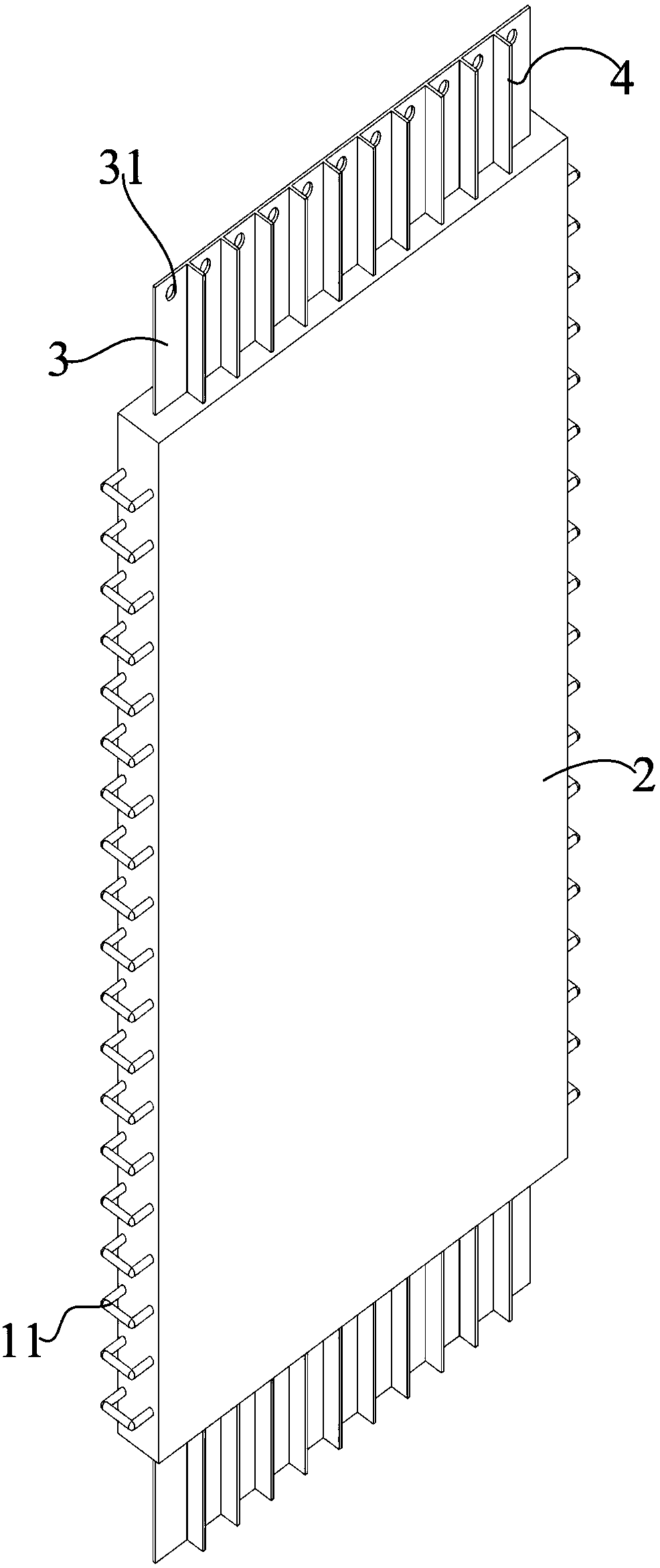 Spliced joint of prefabricated concrete shear walls and construction method thereof