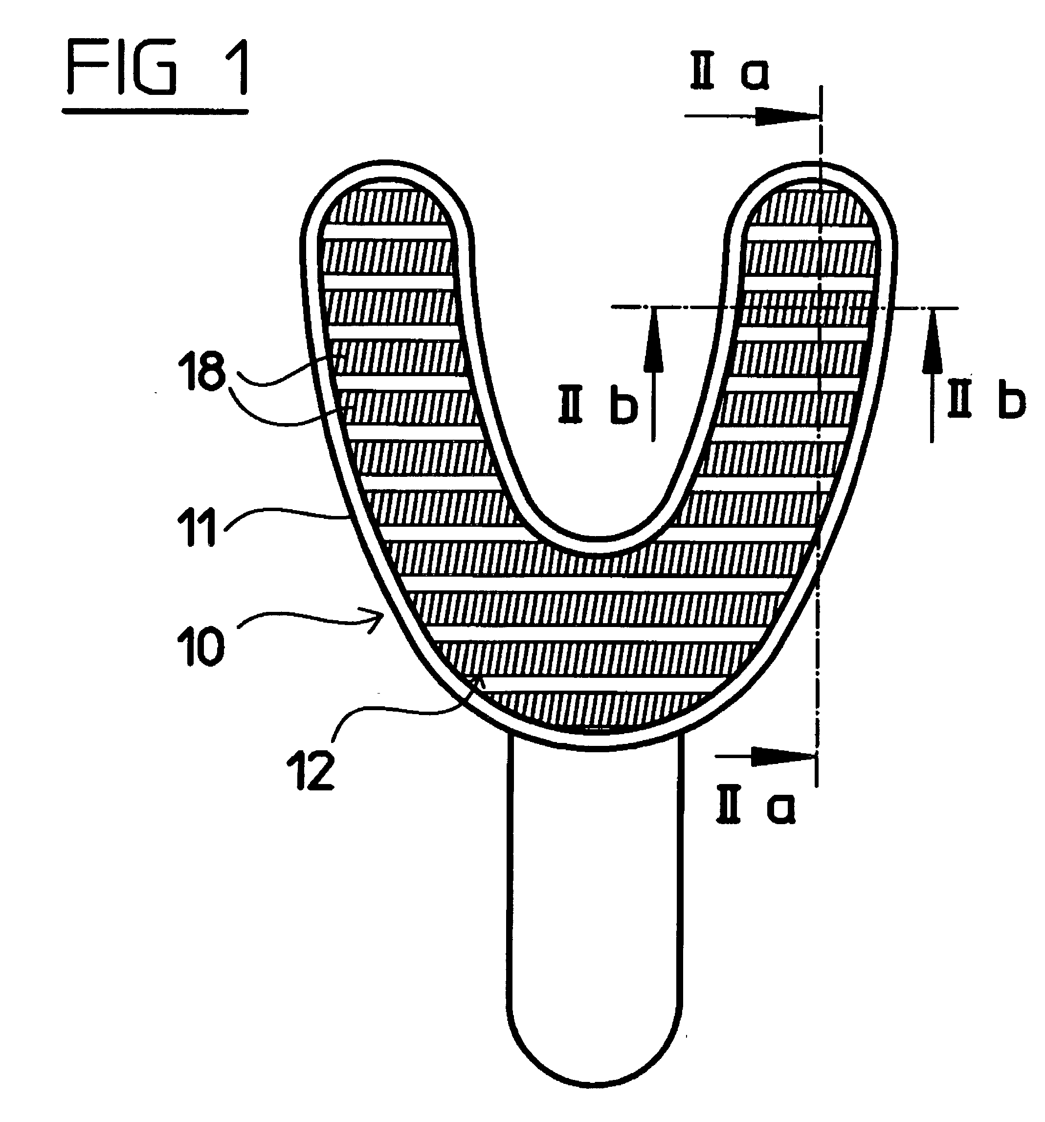 Dental impression tray with impression material retainer