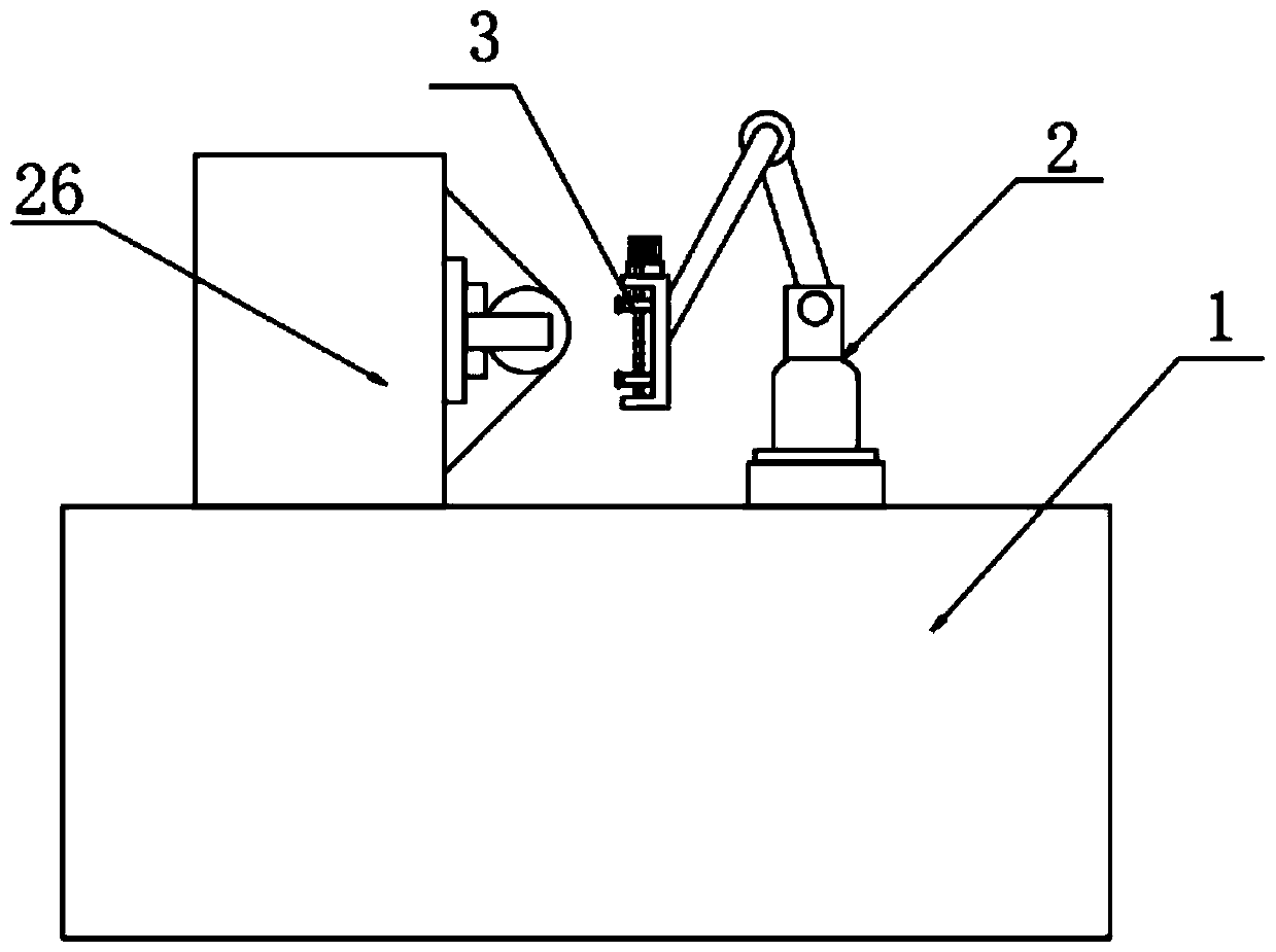 Hardware fitting grinding device