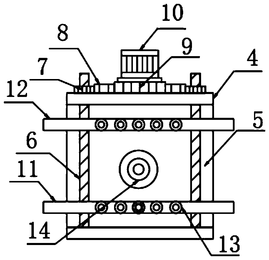 Hardware fitting grinding device