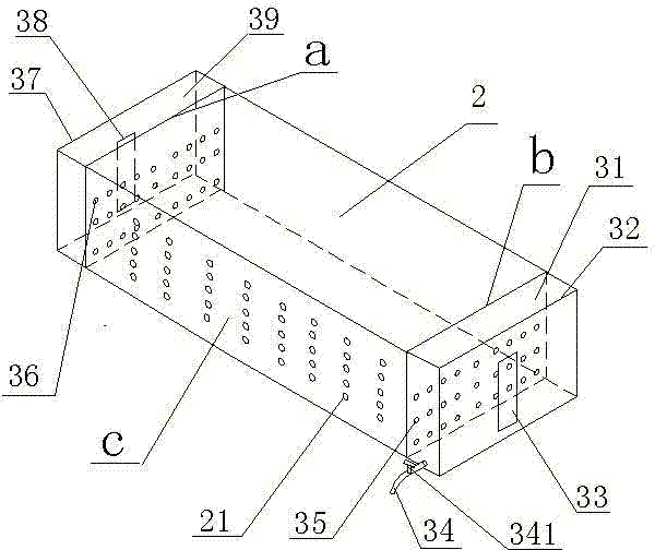 Monitoring system for migration of elements of nitrogen, phosphorus and the like in hydrologic cycle process of farmland soil