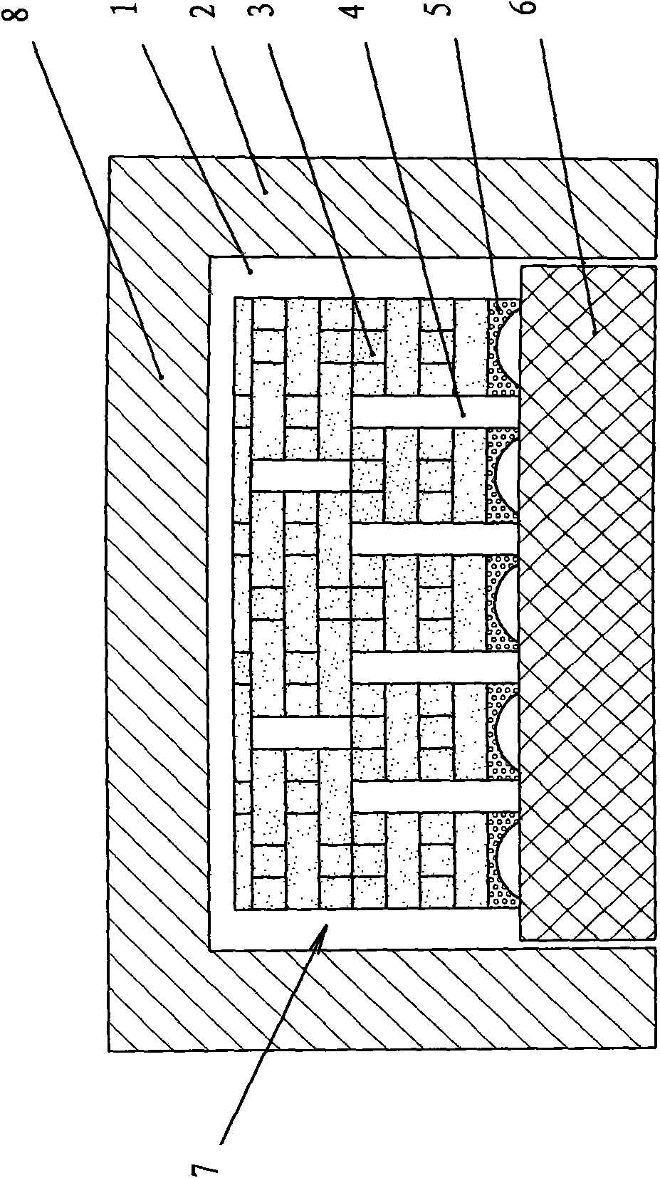 Manufacturing method for burning light burning magnesite powder by tunnel kiln